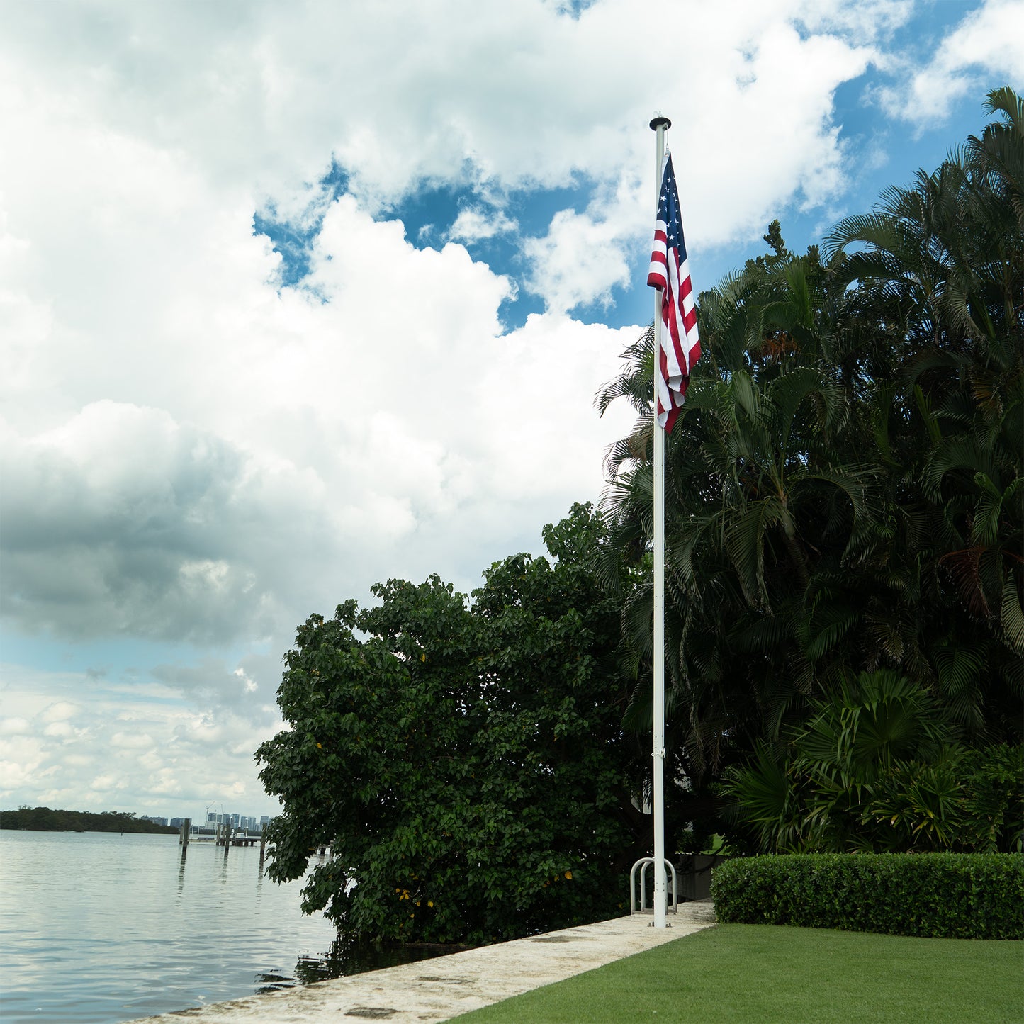 The Americana 24ft Sectional Flagpole Kit