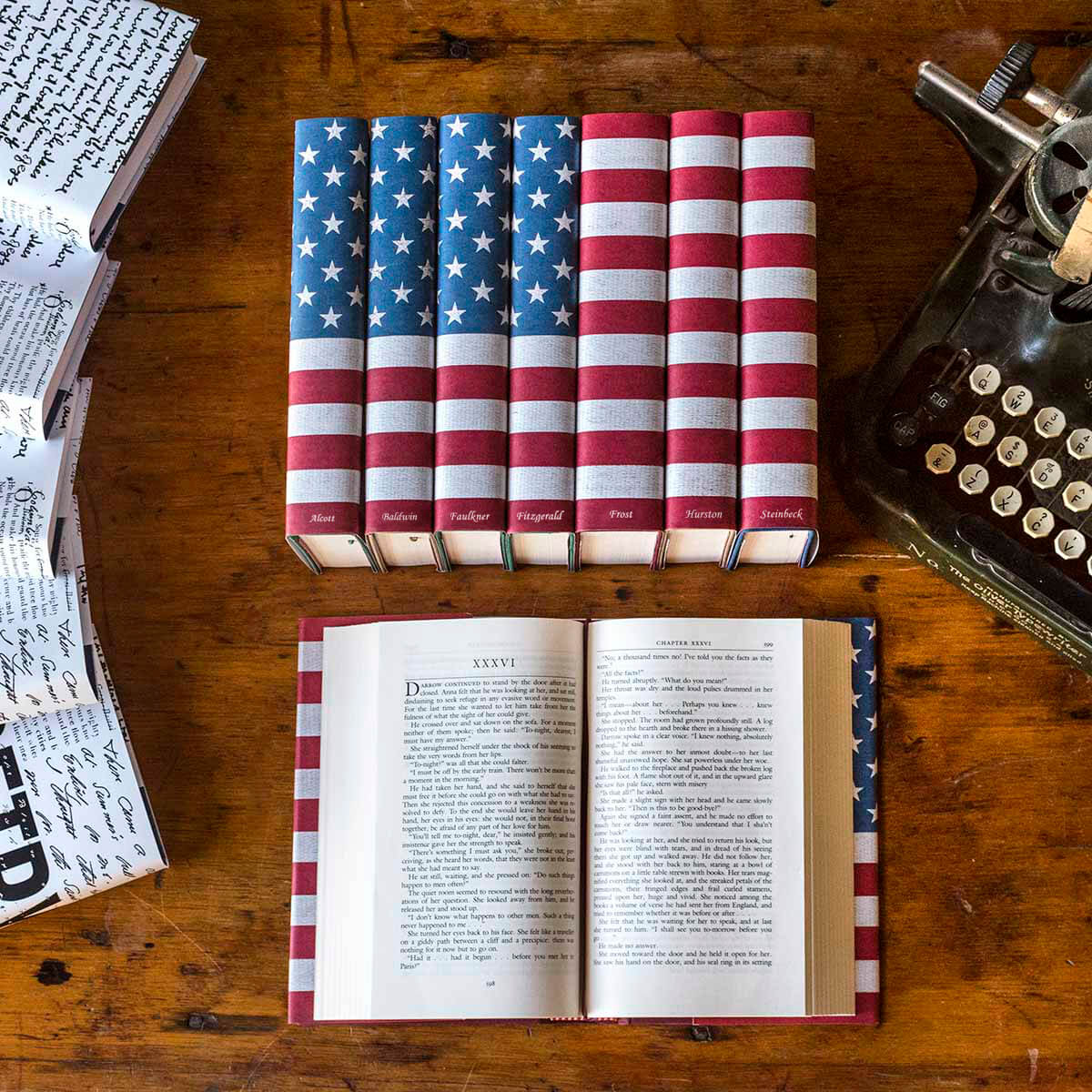 American Literature Flag Book Set