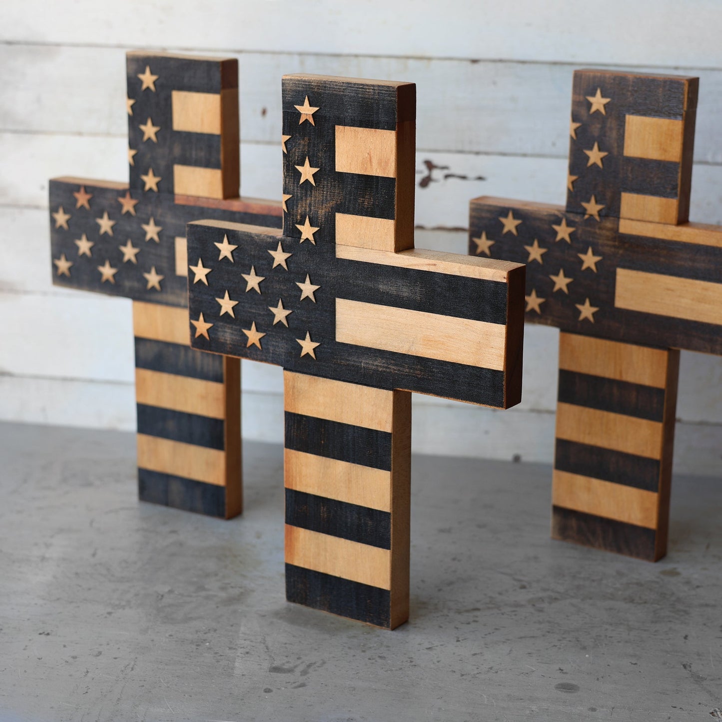 Bless the USA | Wooden Cross