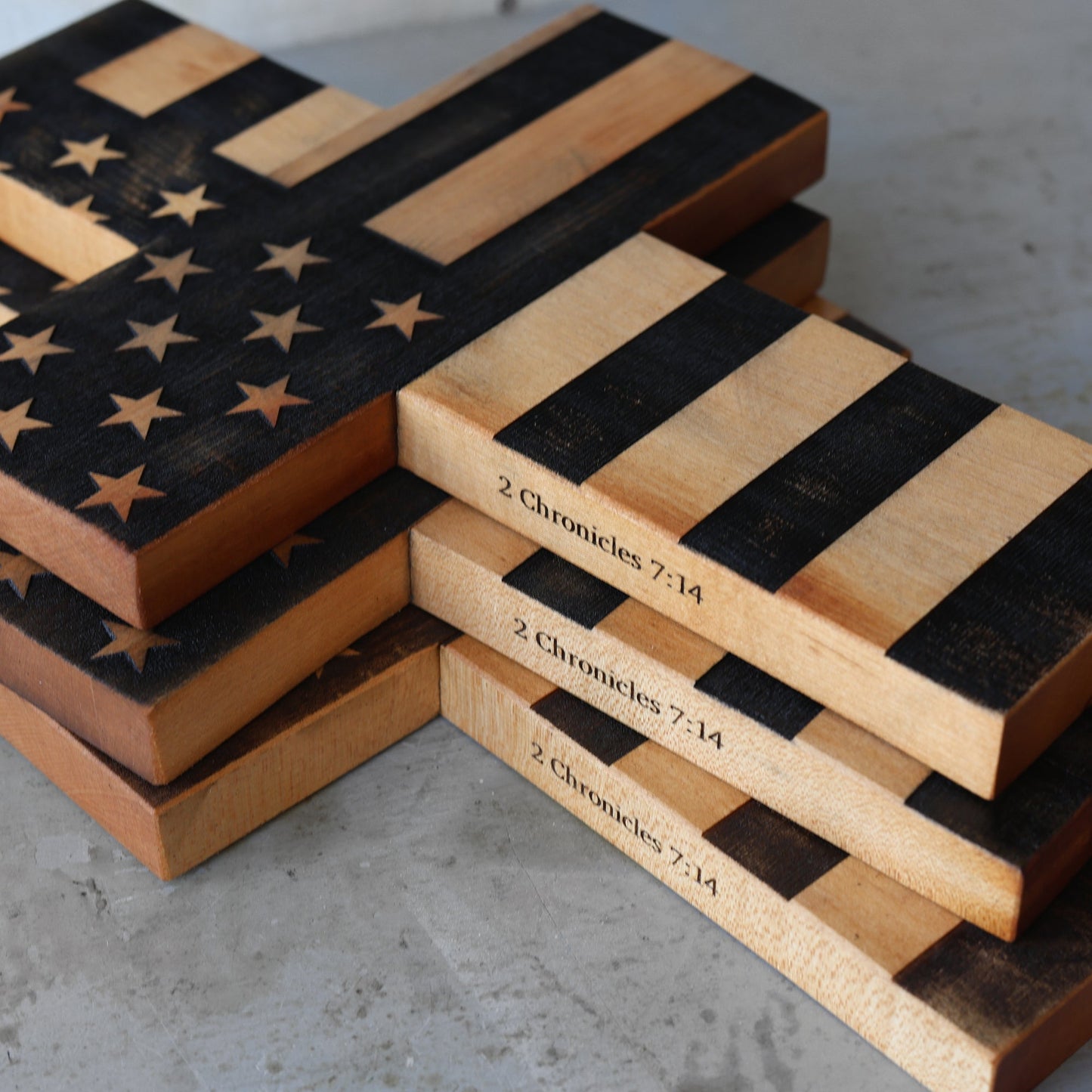 Bless the USA | Wooden Cross
