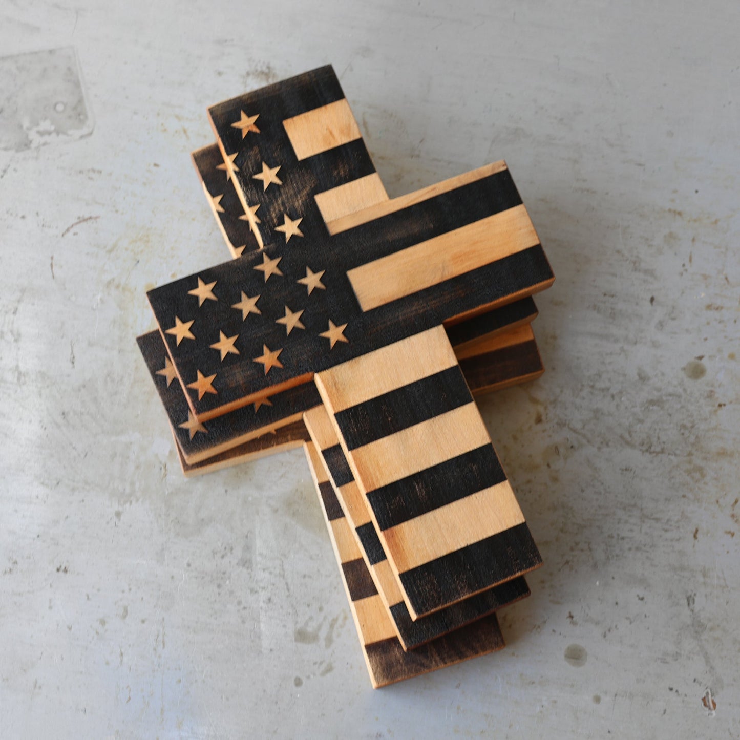 Bless the USA | Wooden Cross