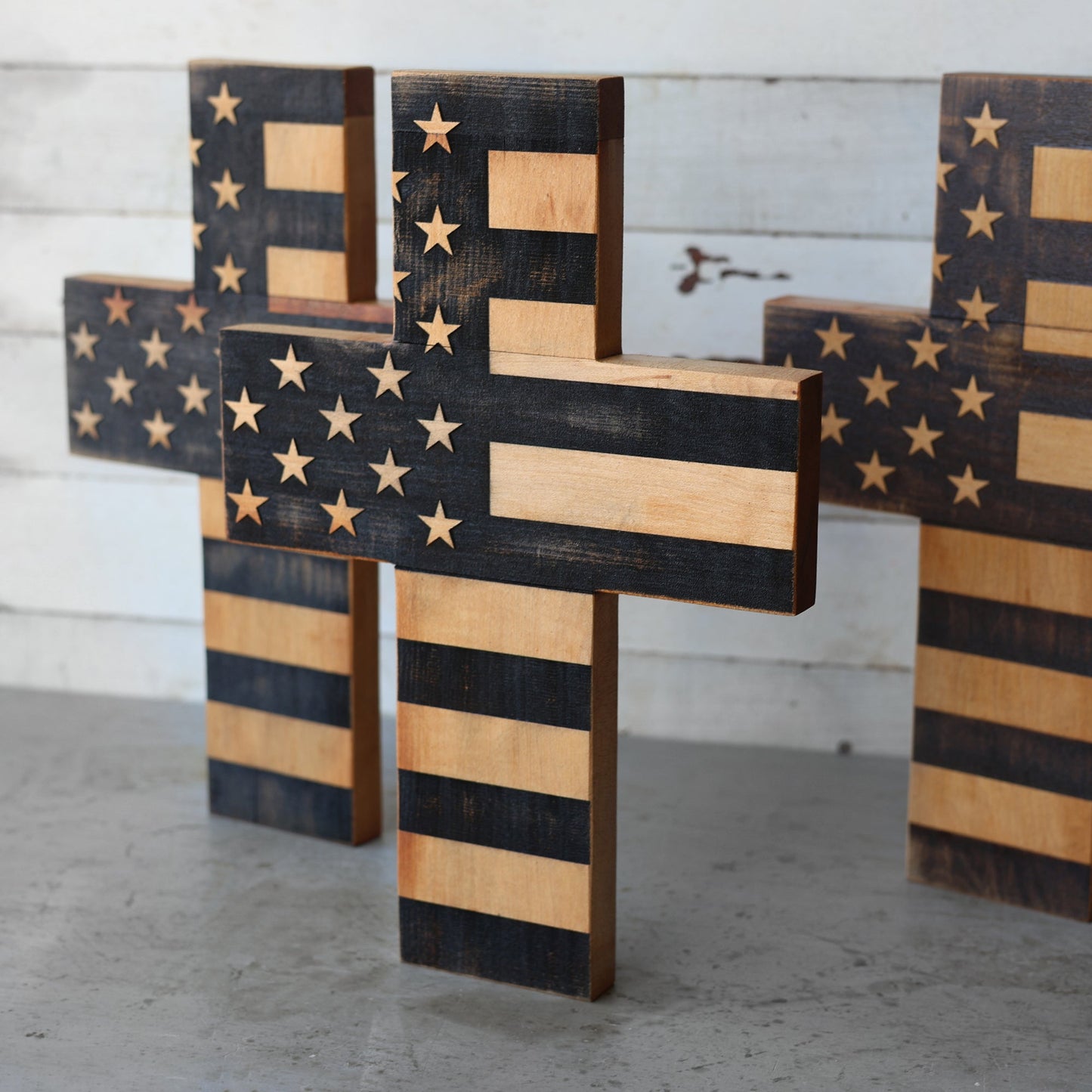 Bless the USA | Wooden Cross