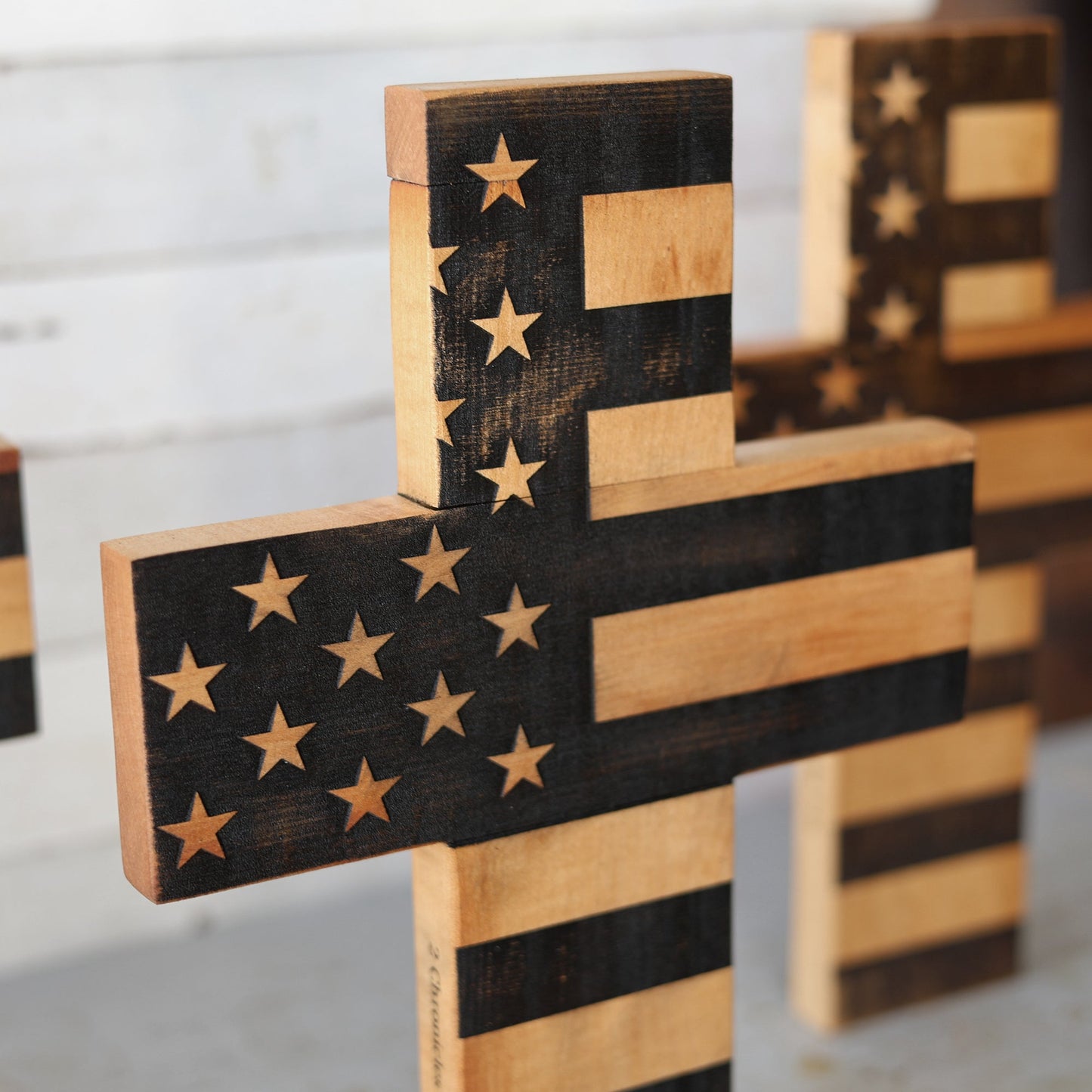 Bless the USA | Wooden Cross