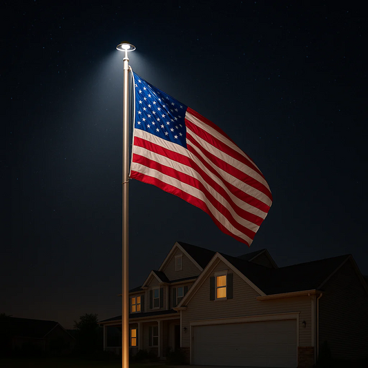 Do Solar Flagpole Lights Actually Meet Flag Code for Night Display
