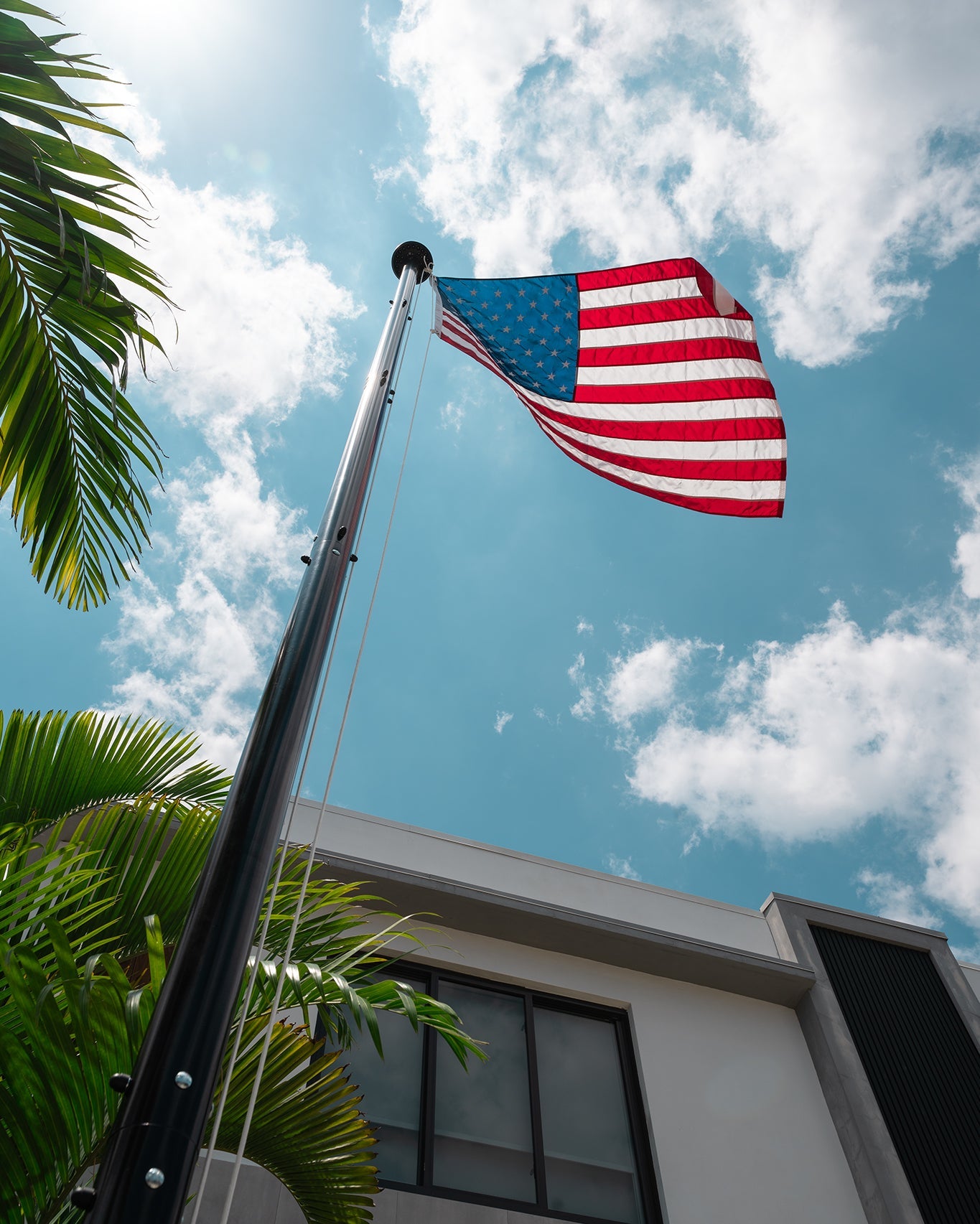 The Americana 24ft Sectional Flagpole Kit