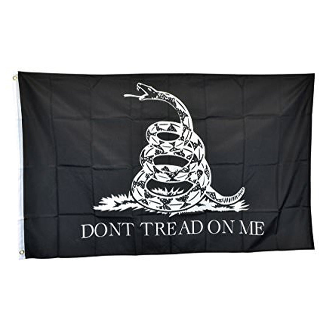 Black Gadsden Flag