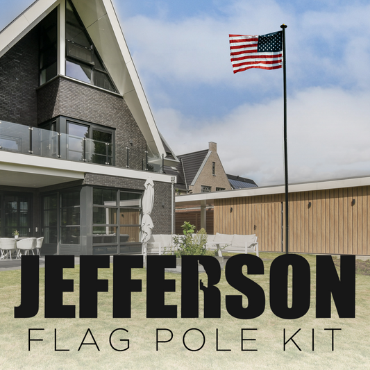 Jefferson 24ft American-Made Flagpole Kit
