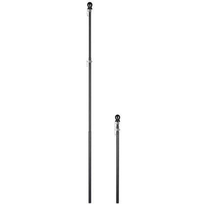 LINCOLN 6' Telescoping Wall Mount Flagpole Kit